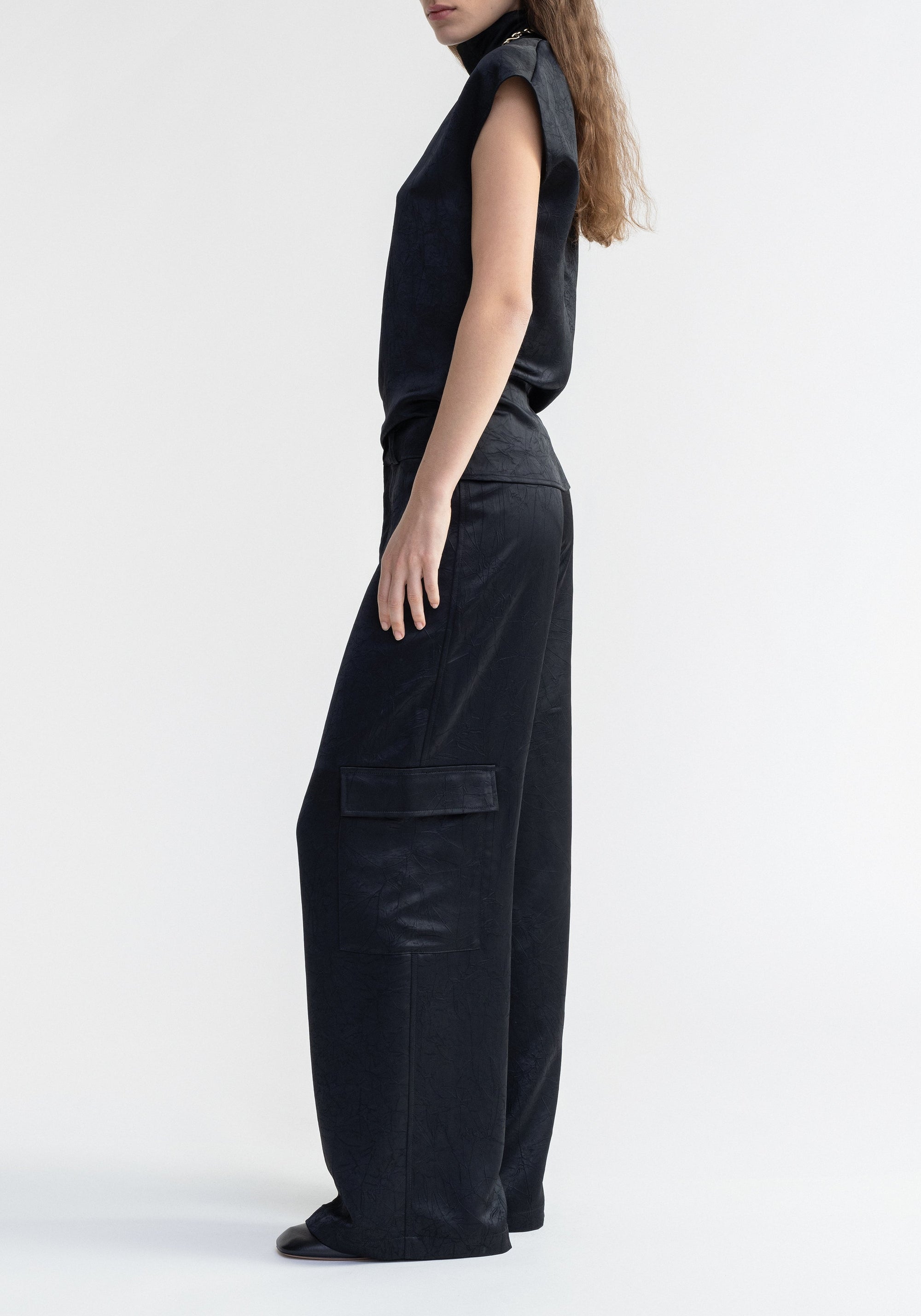 Pantalon cargo Gust - Black