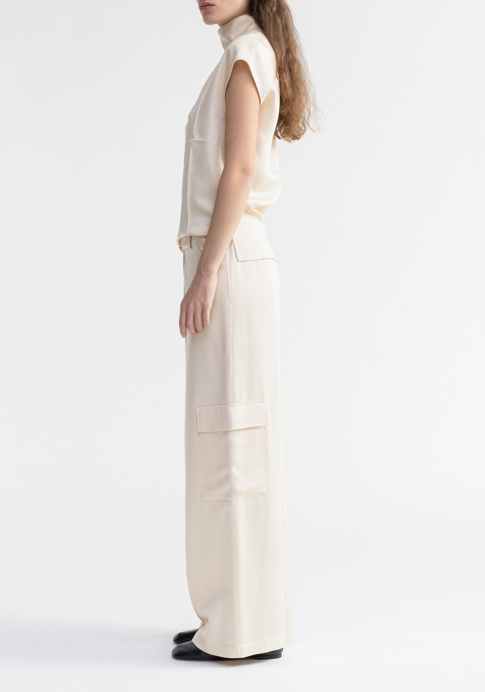 Pantalon cargo Gust - Cream