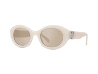 Lunettes de soleil 4G - Ivory & Brown Mirror