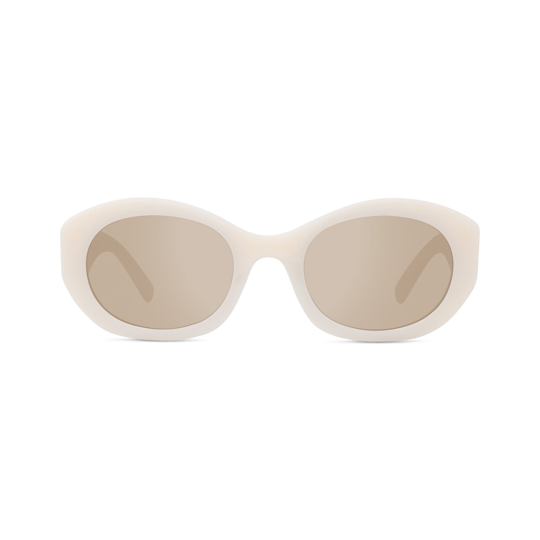 Lunettes de soleil 4G - Ivory & Brown Mirror
