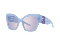 Lunettes de soleil 4G Liquid - Shiny Light Blue & Bordeaux Mirror