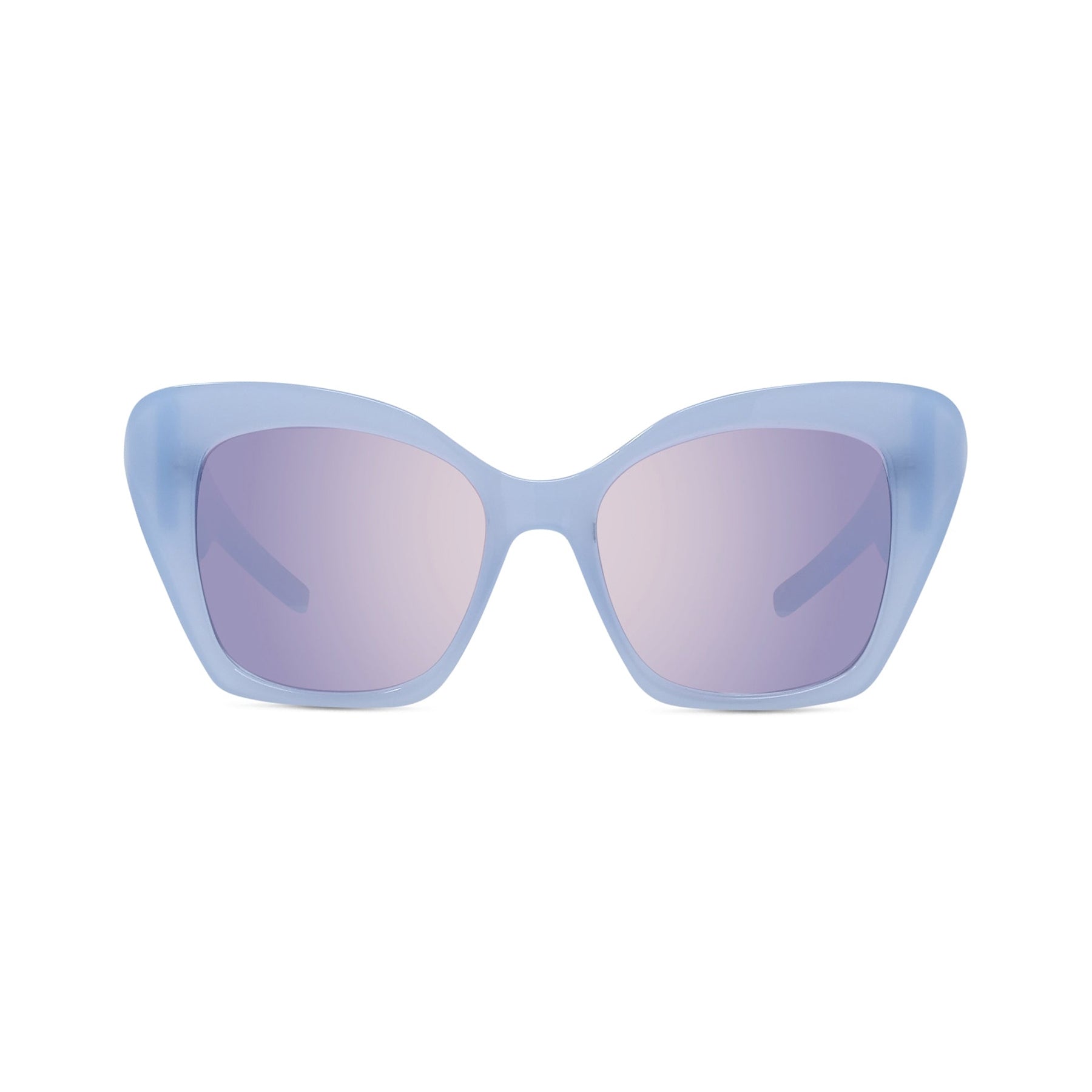 Lunettes de soleil 4G Liquid - Shiny Light Blue & Bordeaux Mirror