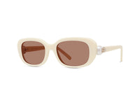 Lunettes de soleil Pearl - White & Bordeaux