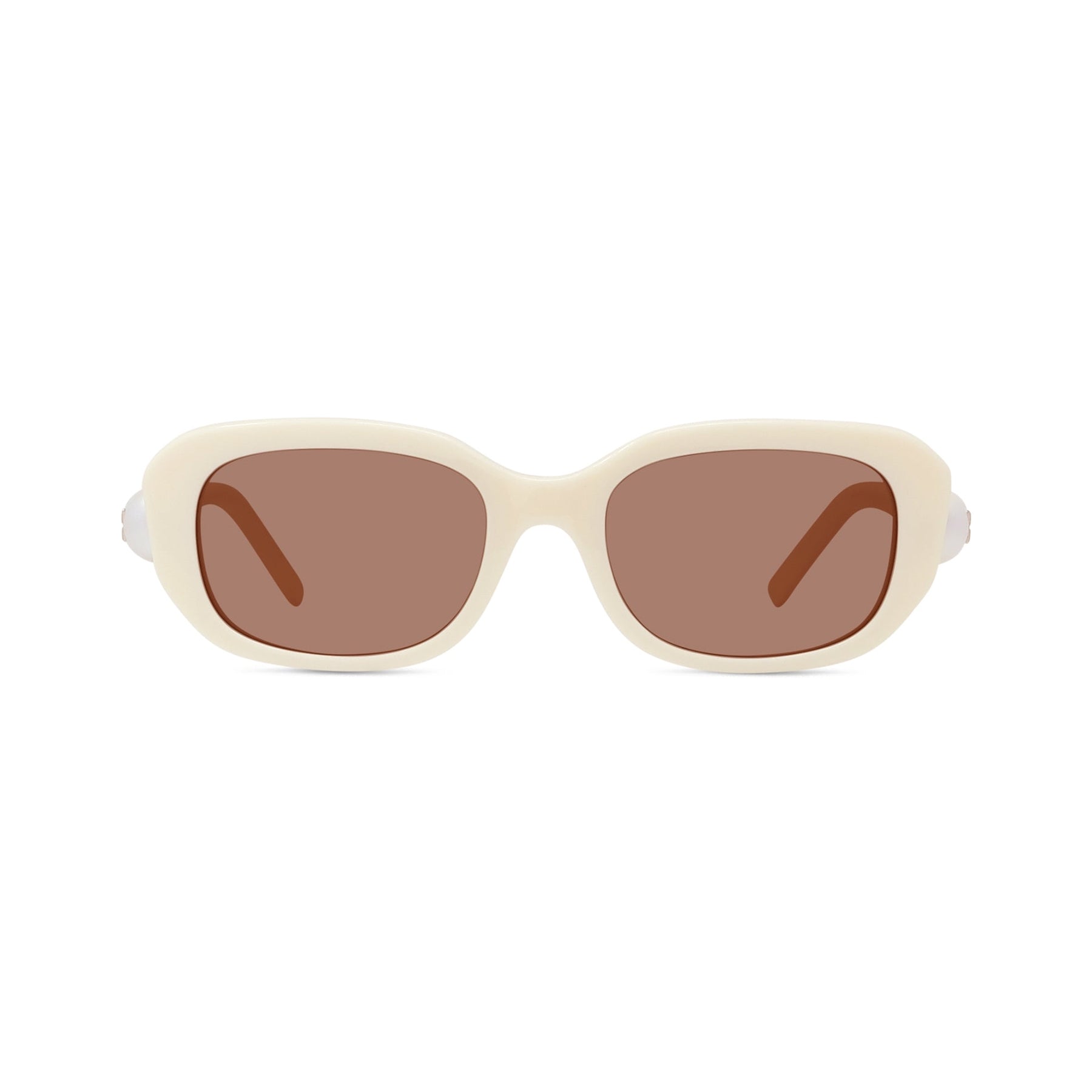 Lunettes de soleil Pearl - White & Bordeaux