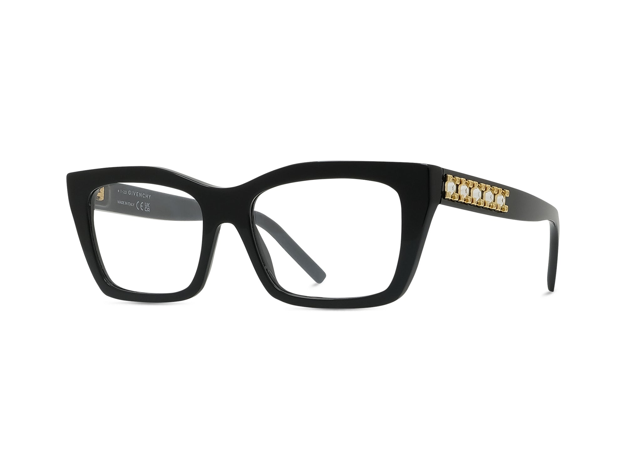 Plumetis Prescription Glasses - Shiny Black