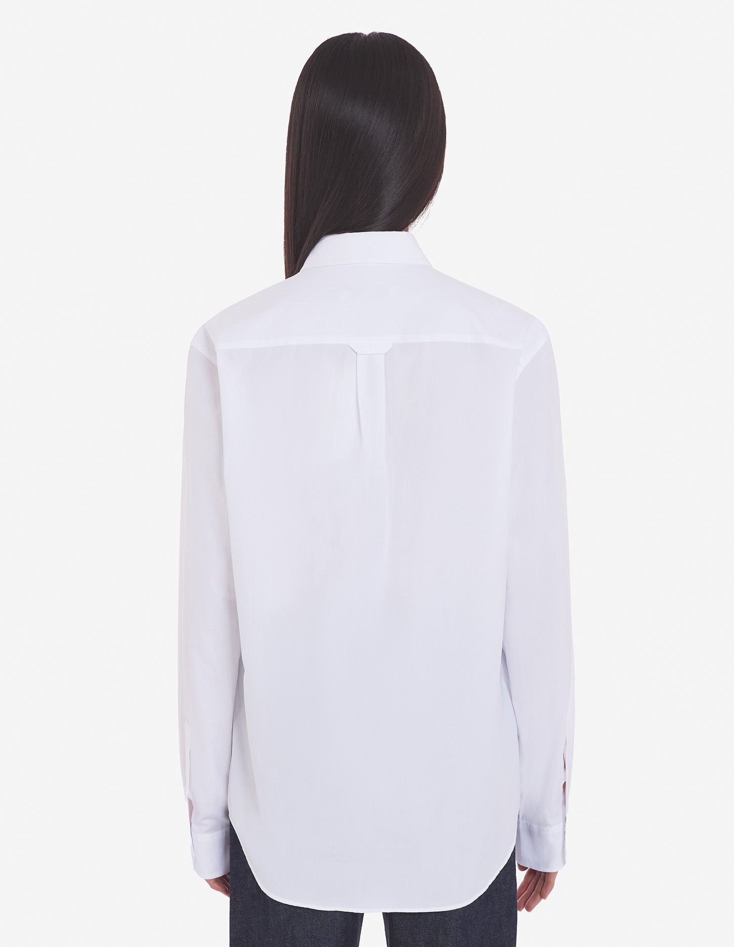Chemise avec broderie - White