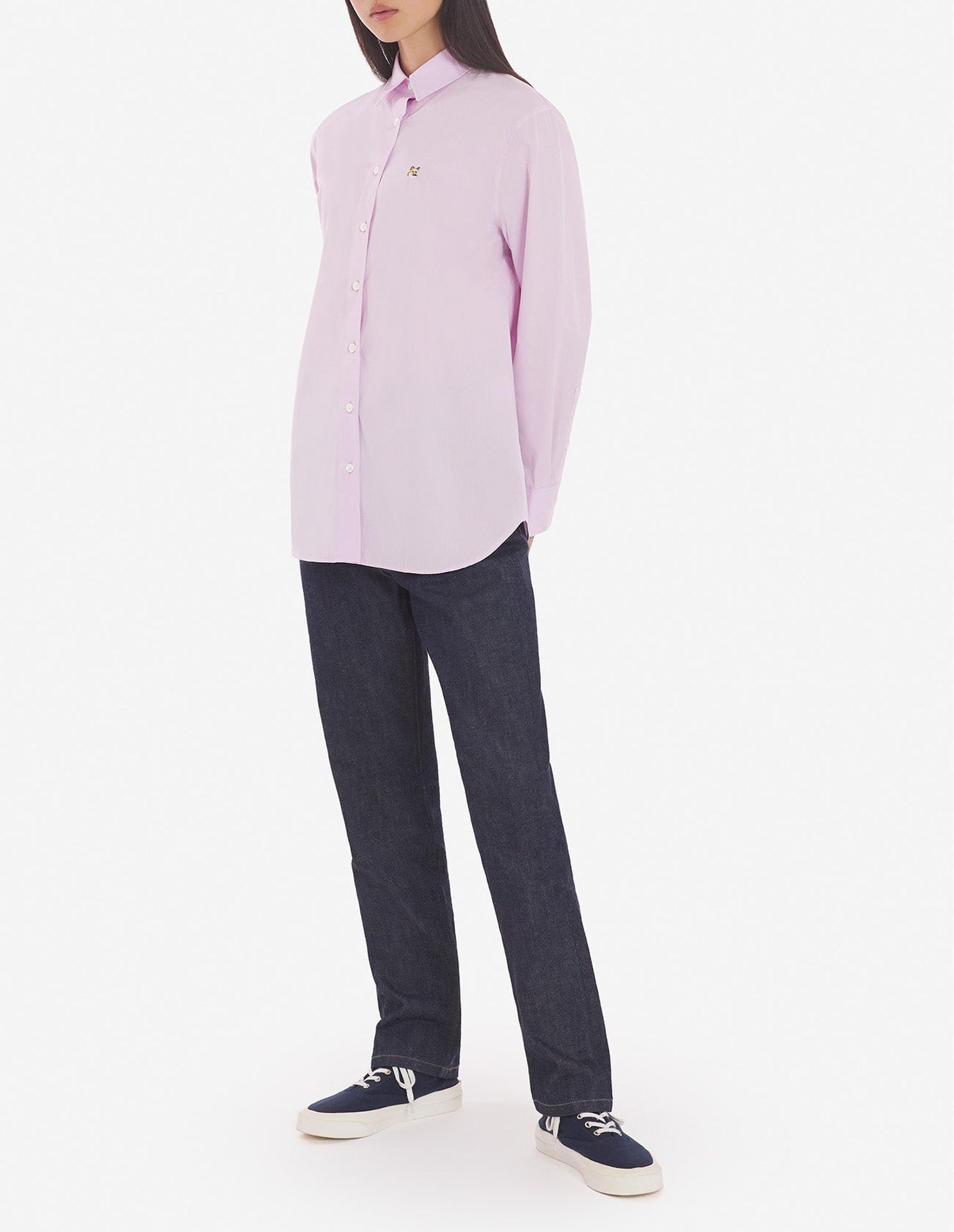 Chemise avec broderie - Light Pink