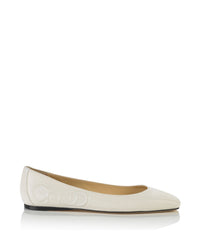 Gwenevere ballerinas in leather - Milk