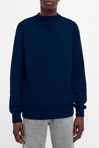 Pull unisexe Gwenn en cachemire - Bleu Pellat
