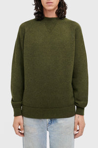 Pull unisexe Gwenn en cachemire - Kaki Chine