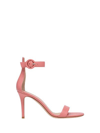 Sandales Portofino 85 en cuir lisse - Rose