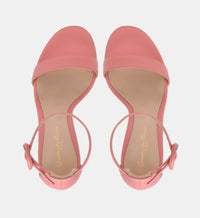 Sandales Portofino 85 en cuir lisse - Rose