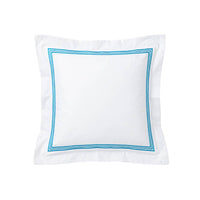 Taie d'oreiller Triplo Popeline en coton - White & Lagoon