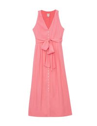 11qty RELIQUAT 90€ 0%  / Robe longue Ambre ajustée - Pink