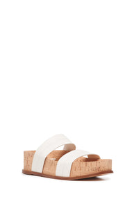 Cream / Mules Strike en cuir - Cream