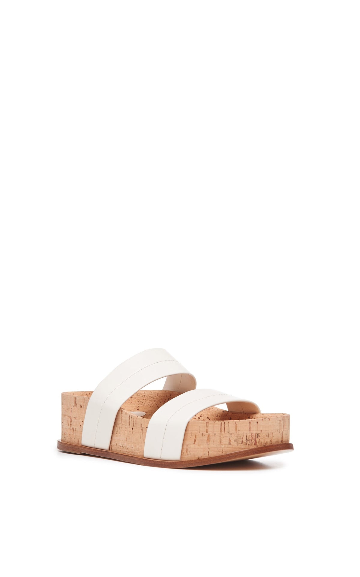 Cream / Mules Strike en cuir - Cream