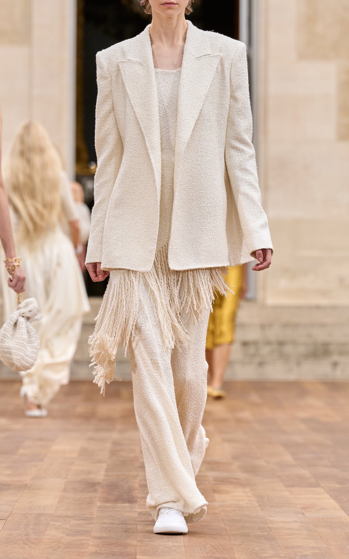 Ivory / Pantalon Rhein en soie - Ivory