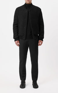 Black / Bomber Brandon en cachemire et laine - Black