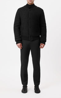 Black / Bomber Brandon en cachemire et laine - Black