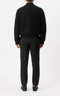 Black / Bomber Brandon en cachemire et laine - Black