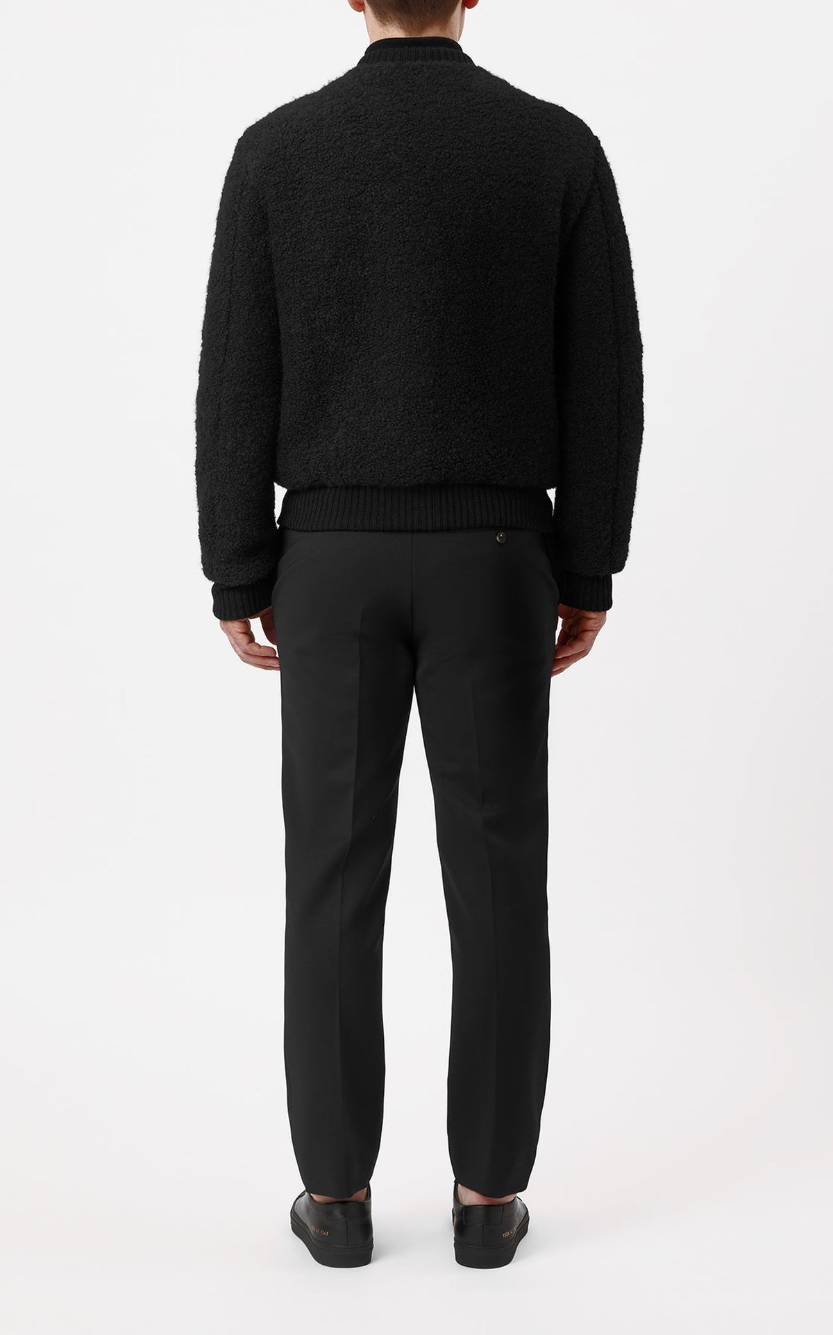 Black / Bomber Brandon en cachemire et laine - Black