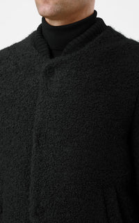 Black / Bomber Brandon en cachemire et laine - Black