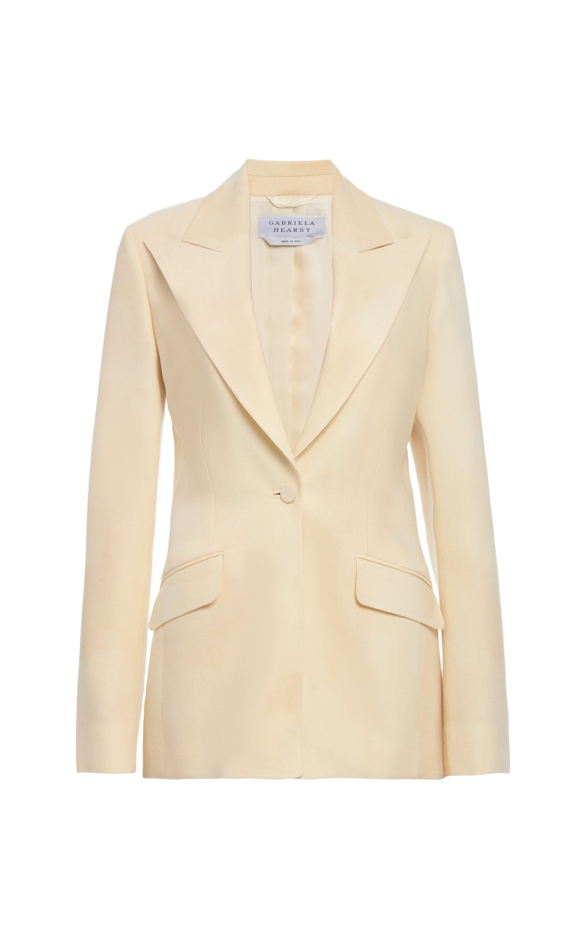 Ivory / Veste blazer Leiva en laine - Ivory