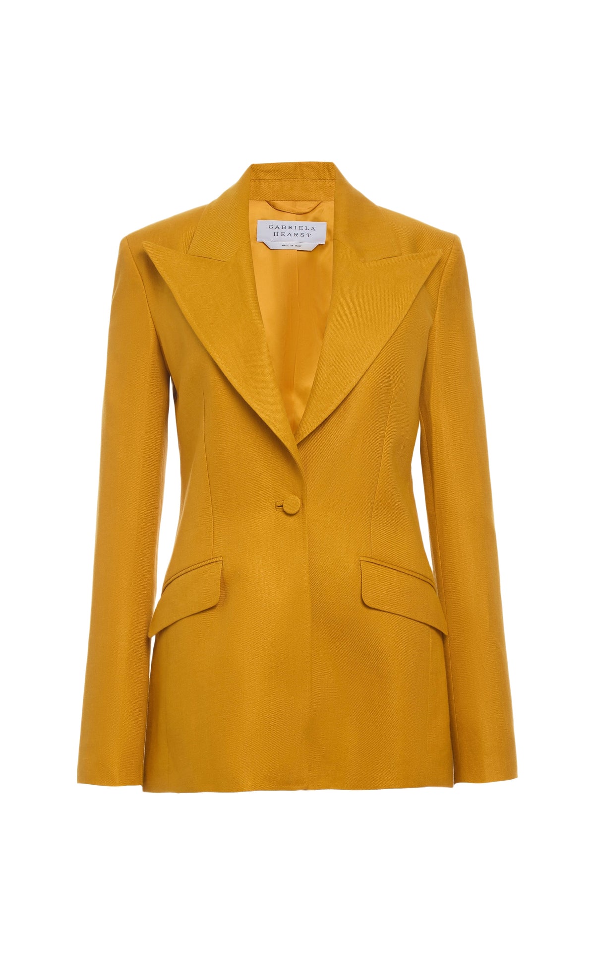 Golden Birch / Veste blazer Leiva en lin - Golden Birch