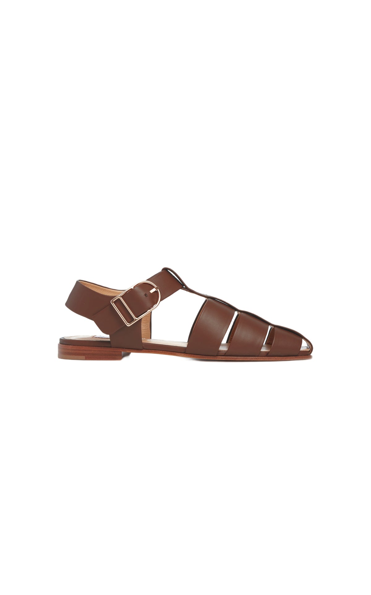 Chocolate / Sandales Lynn en cuir - Chocolate