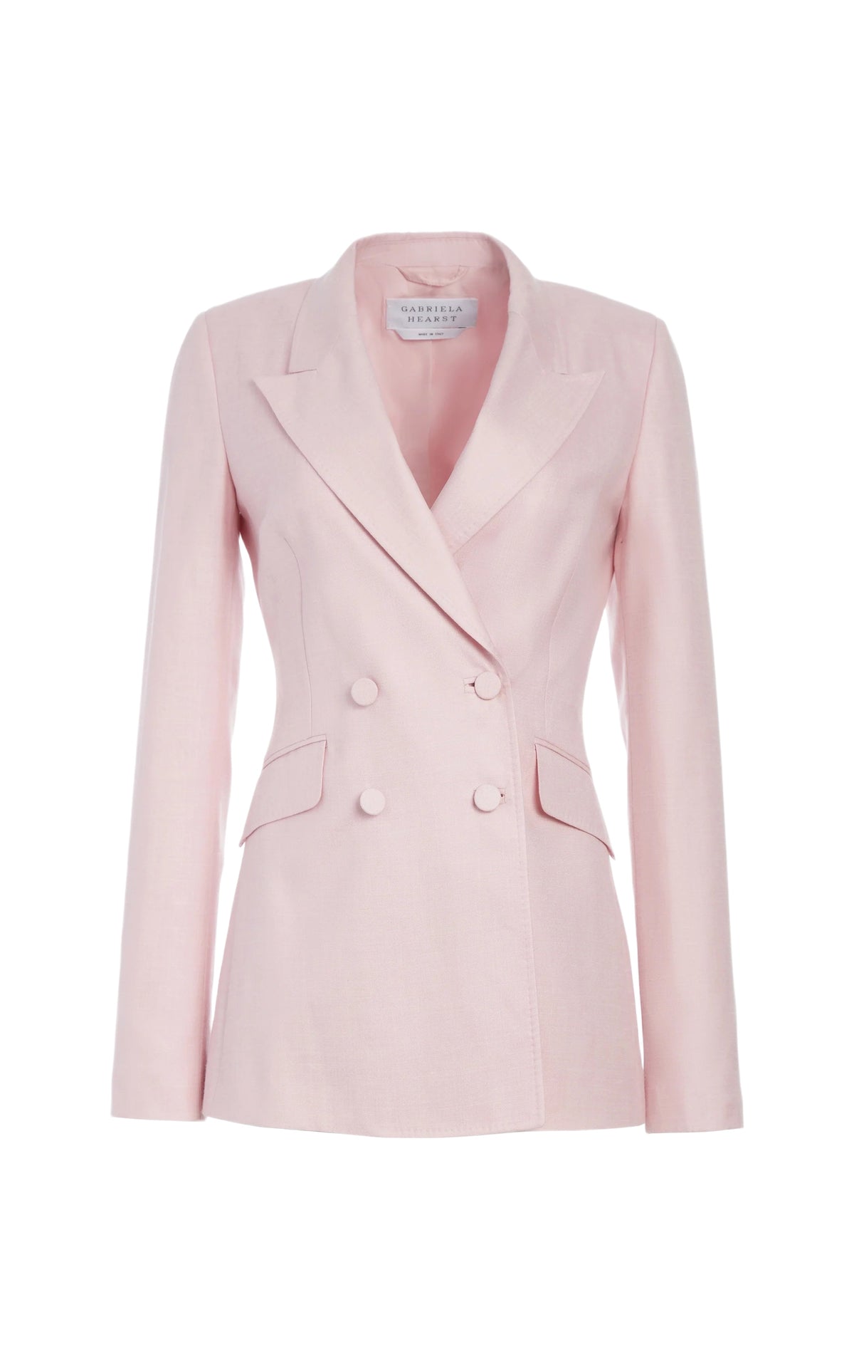Blush / Veste blazer Stephanie en laine - Blush