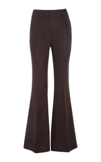 Chocolate / Pantalon Rhein en soie - Chocolate