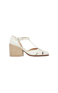 Sandales Ivy 80 en cuir - Cream