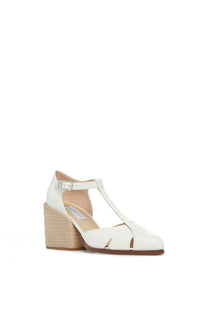 Cream / Sandales Ivy 80 en cuir - Cream