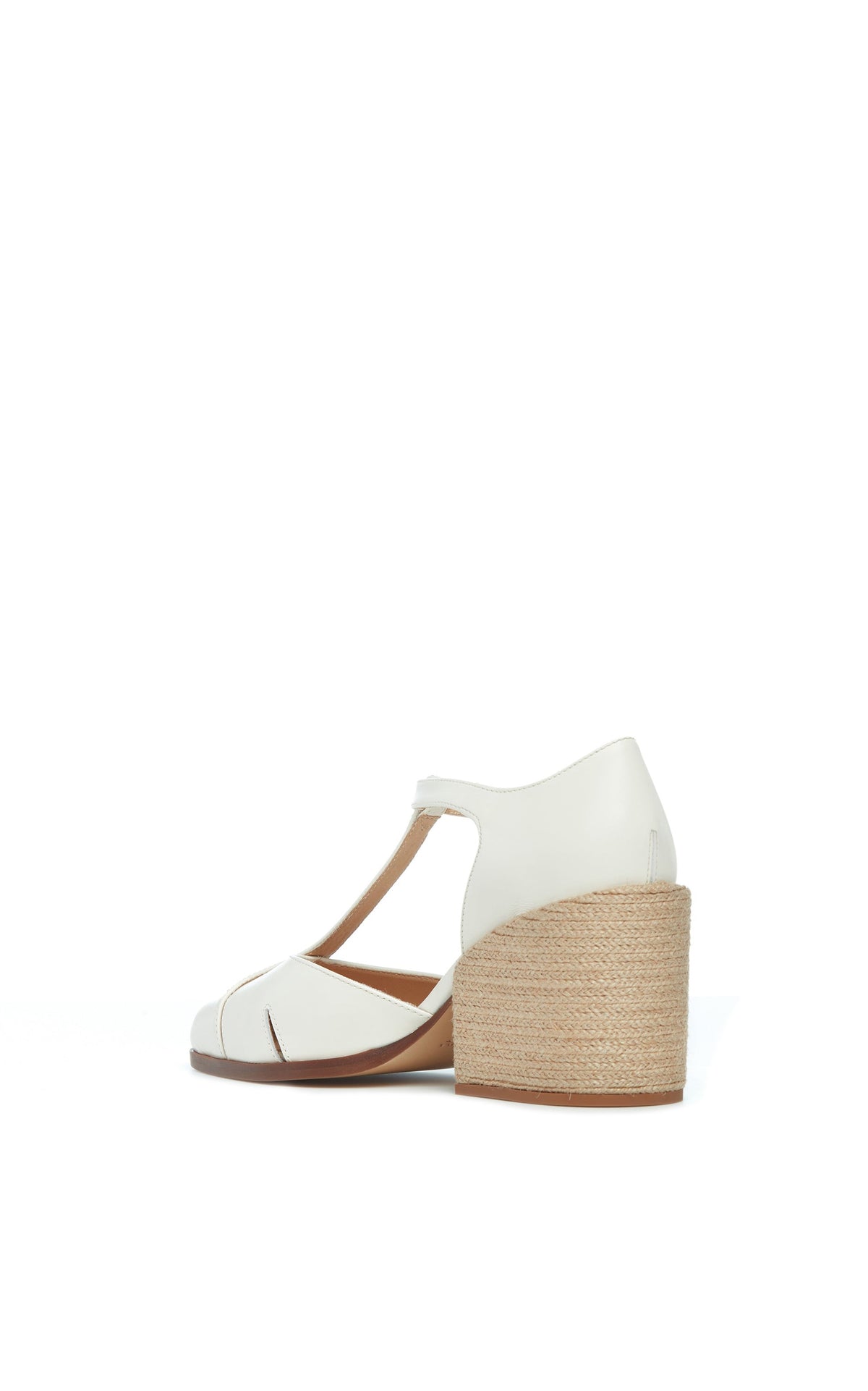 Cream / Sandales Ivy 80 en cuir - Cream