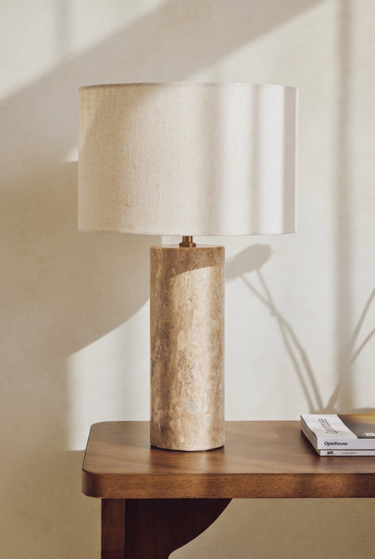 Lampe de table Gaia - Travertin