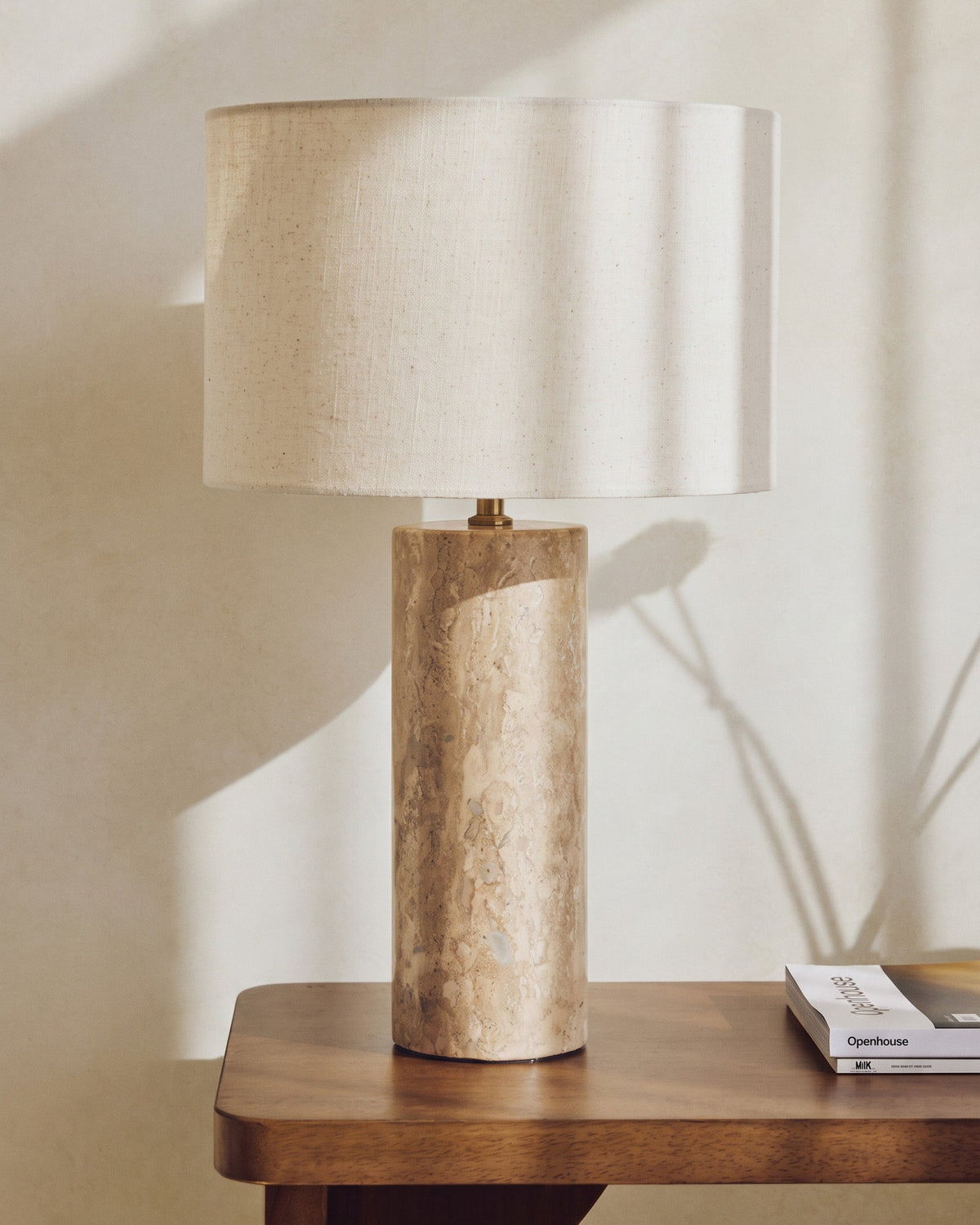 Lampe de table Gaia - Travertin