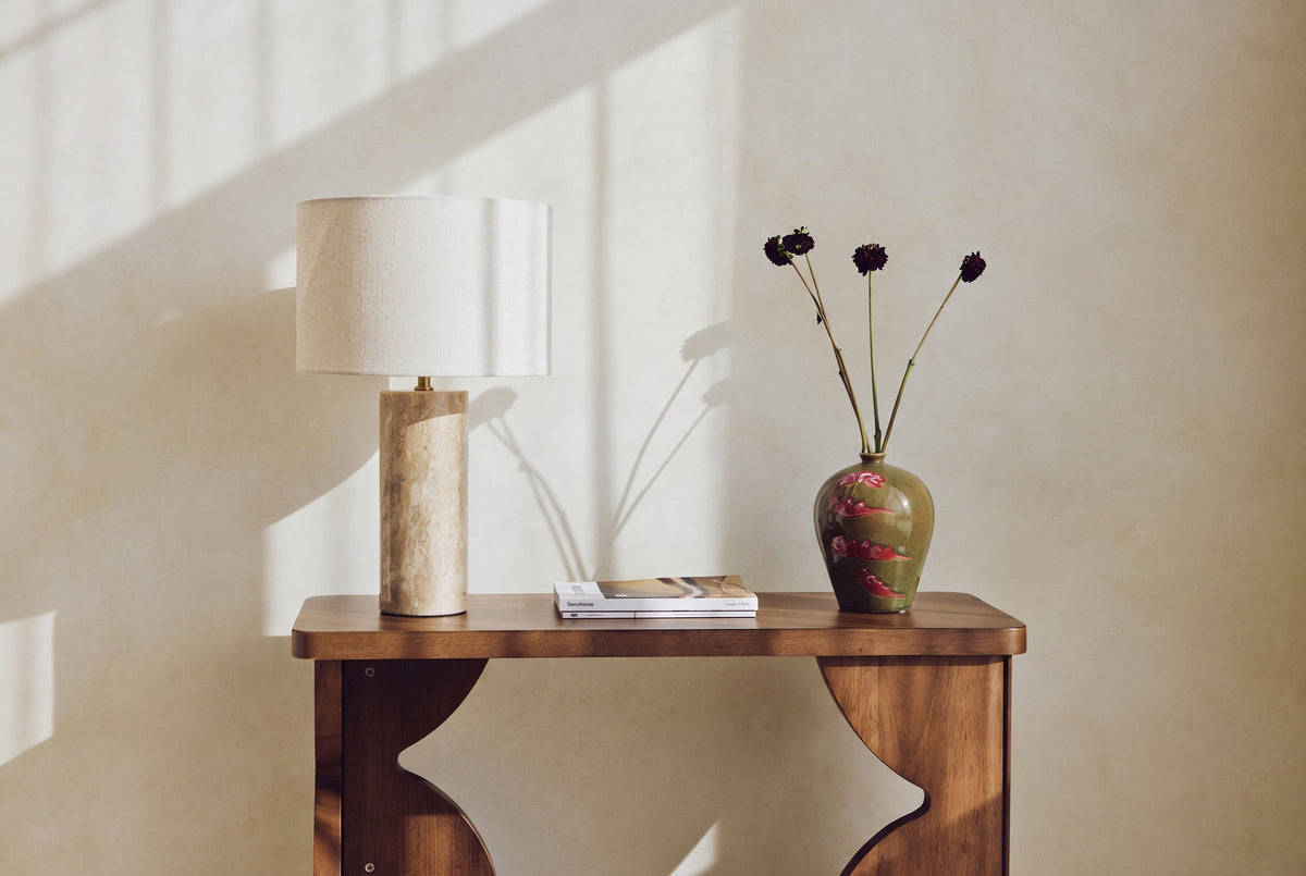 Lampe de table Gaia - Travertin