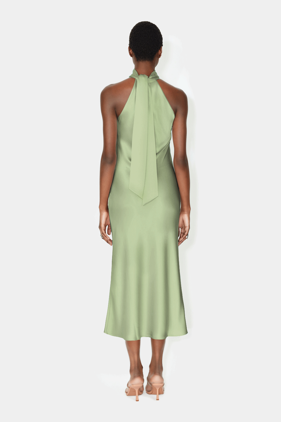 Sienna midi dress - Dark Moss