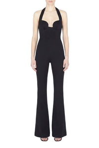 Arch Halter Jumpsuit - Black