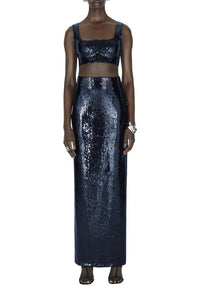 Beating Heart Crop Top - Blackcurrant