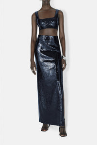 Beating Heart Crop Top - Blackcurrant
