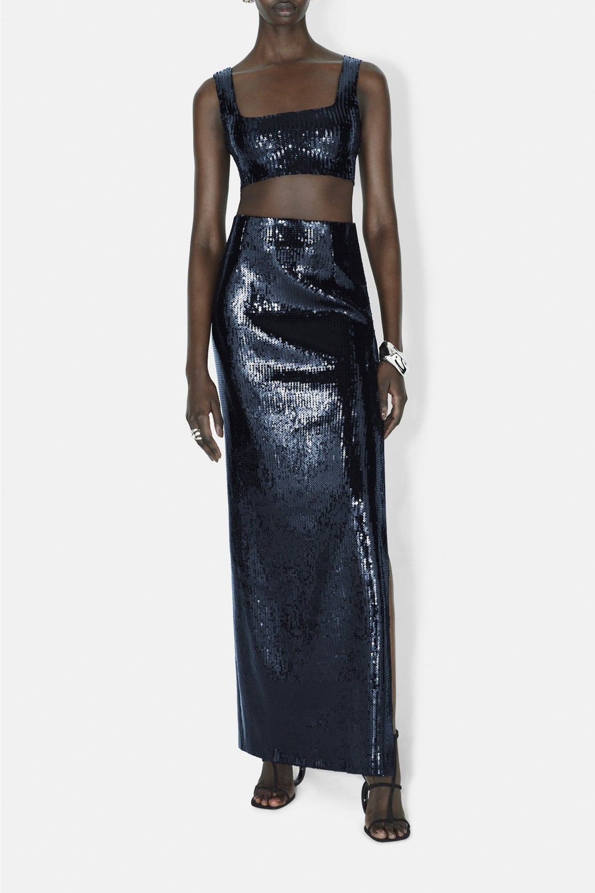 Beating Heart Crop Top - Blackcurrant