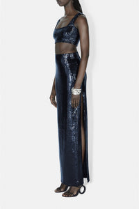Beating Heart Crop Top - Blackcurrant