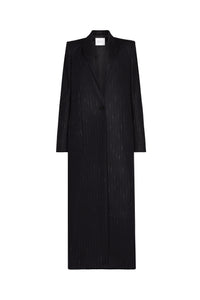 Manteau Boyfriend en laine - Midnight & Creme
