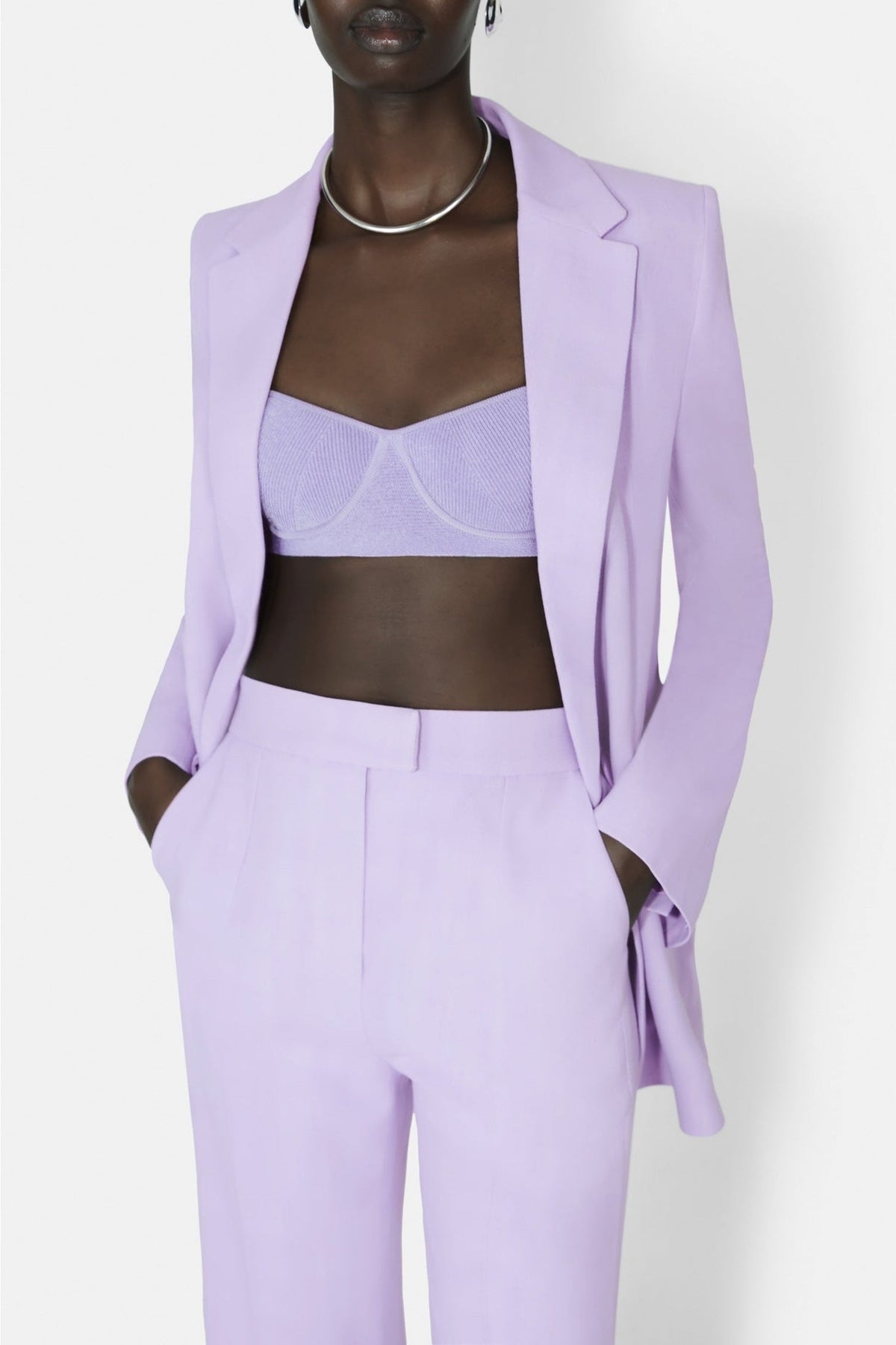 Boyfriend Blazer - Lilac