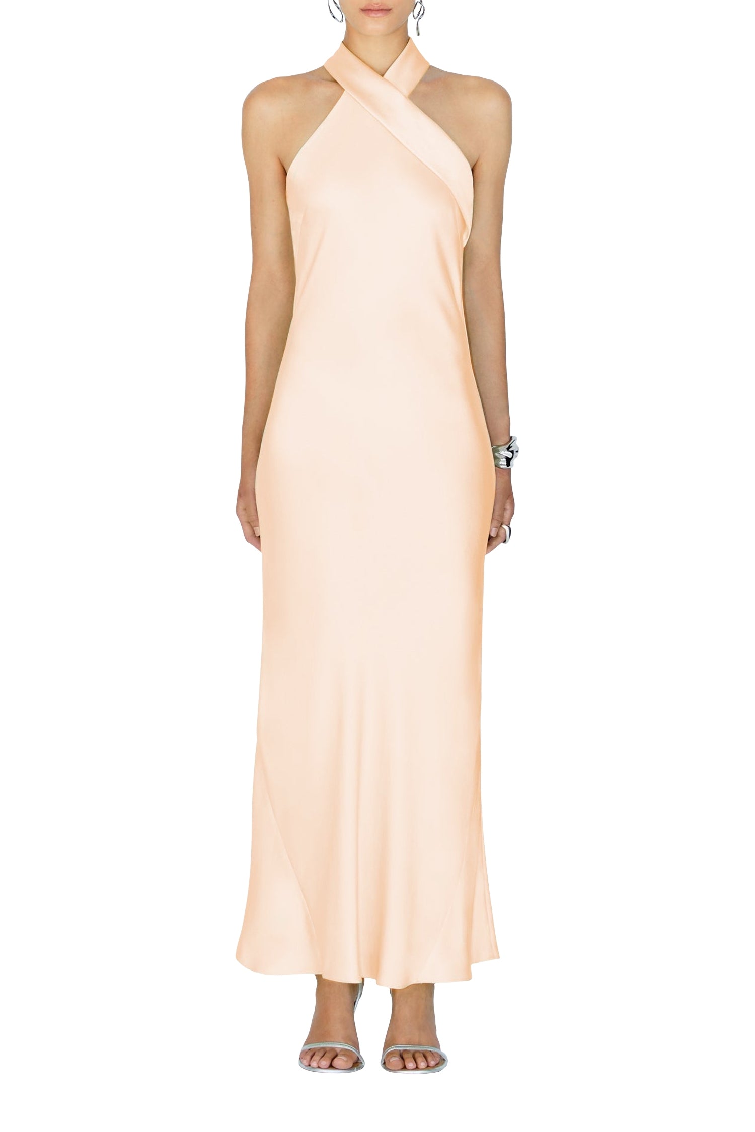 Robe Pandora longue - Peach