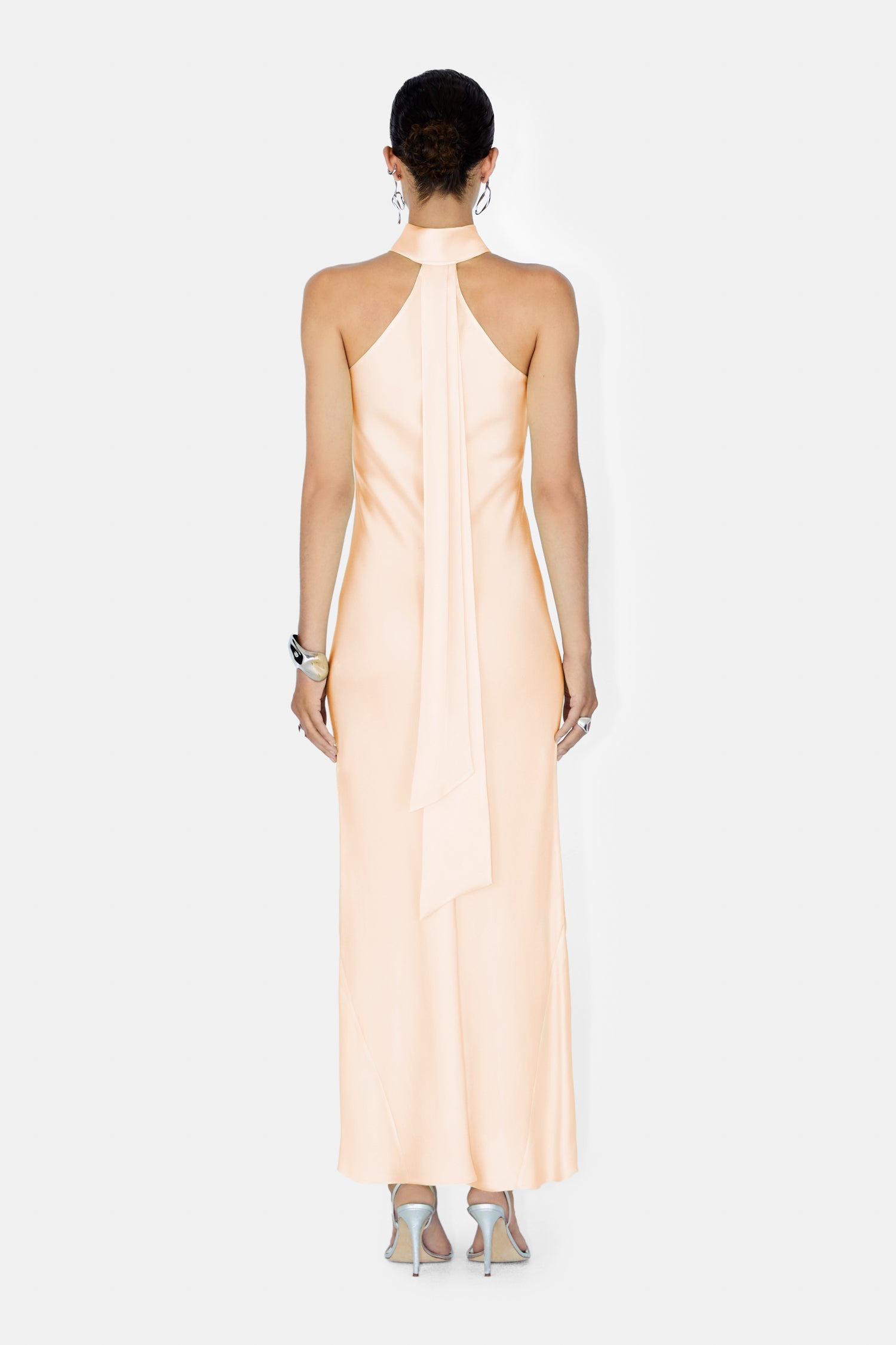 Robe Pandora longue - Peach