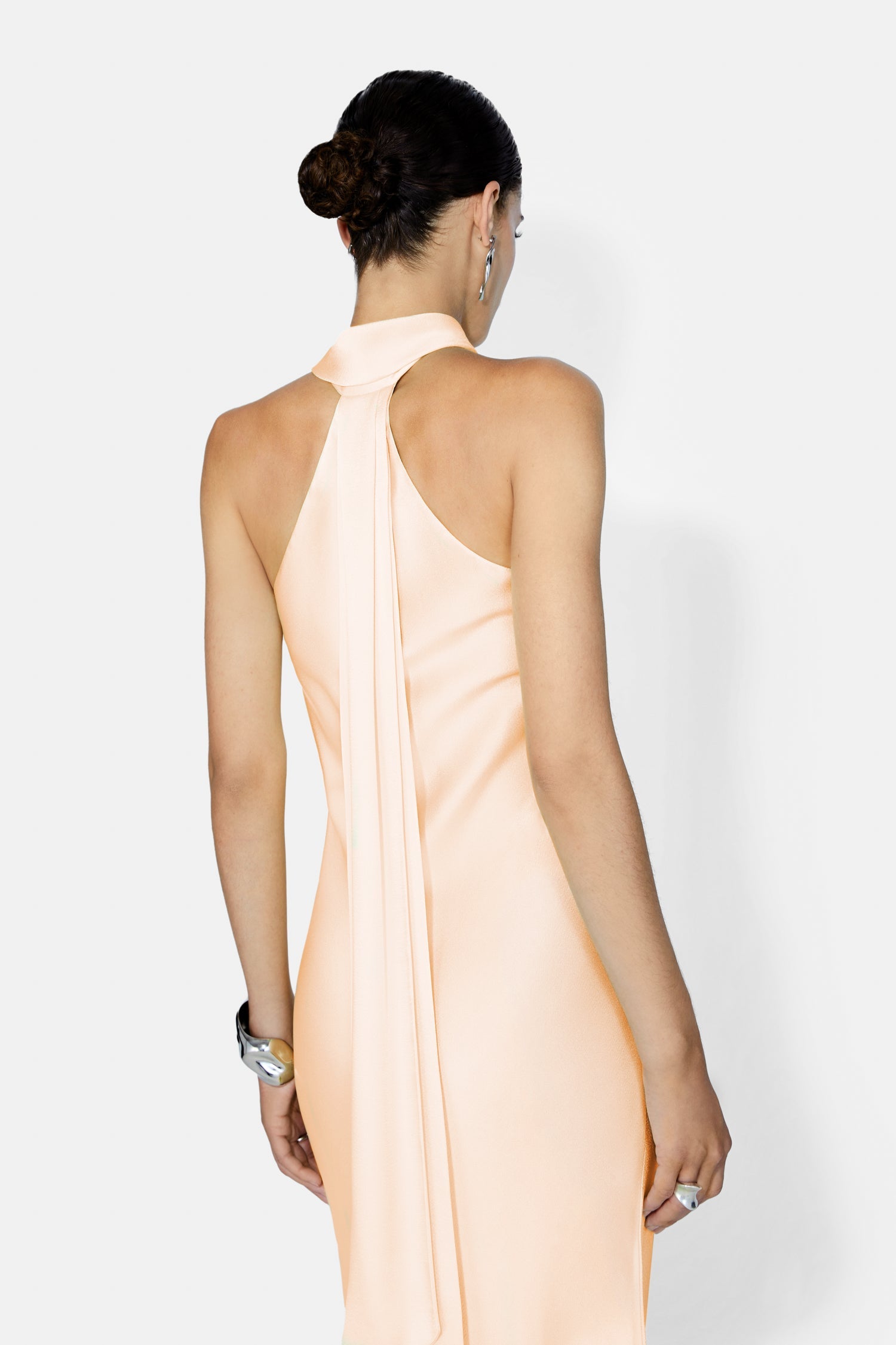 Robe Pandora longue - Peach