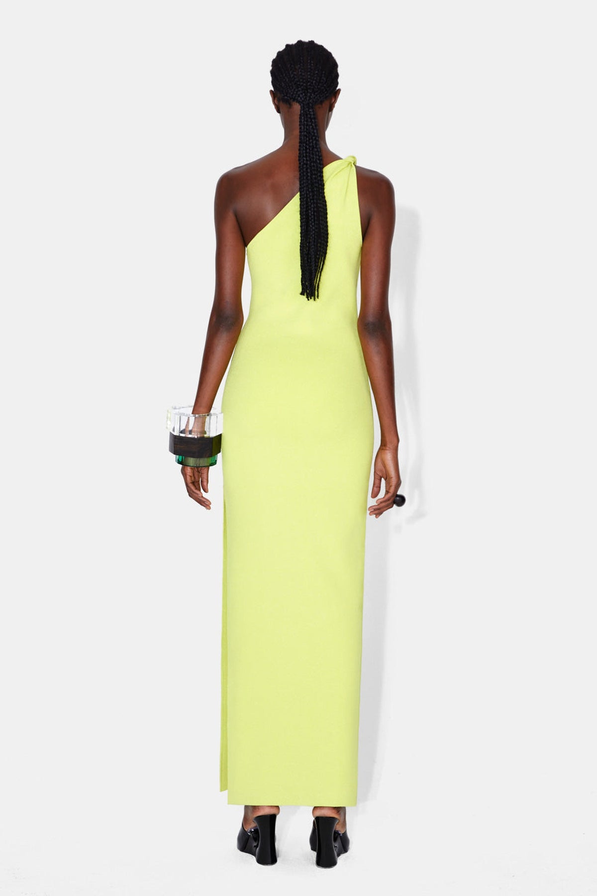 Robe longue Perséphone - Lime & Silver
