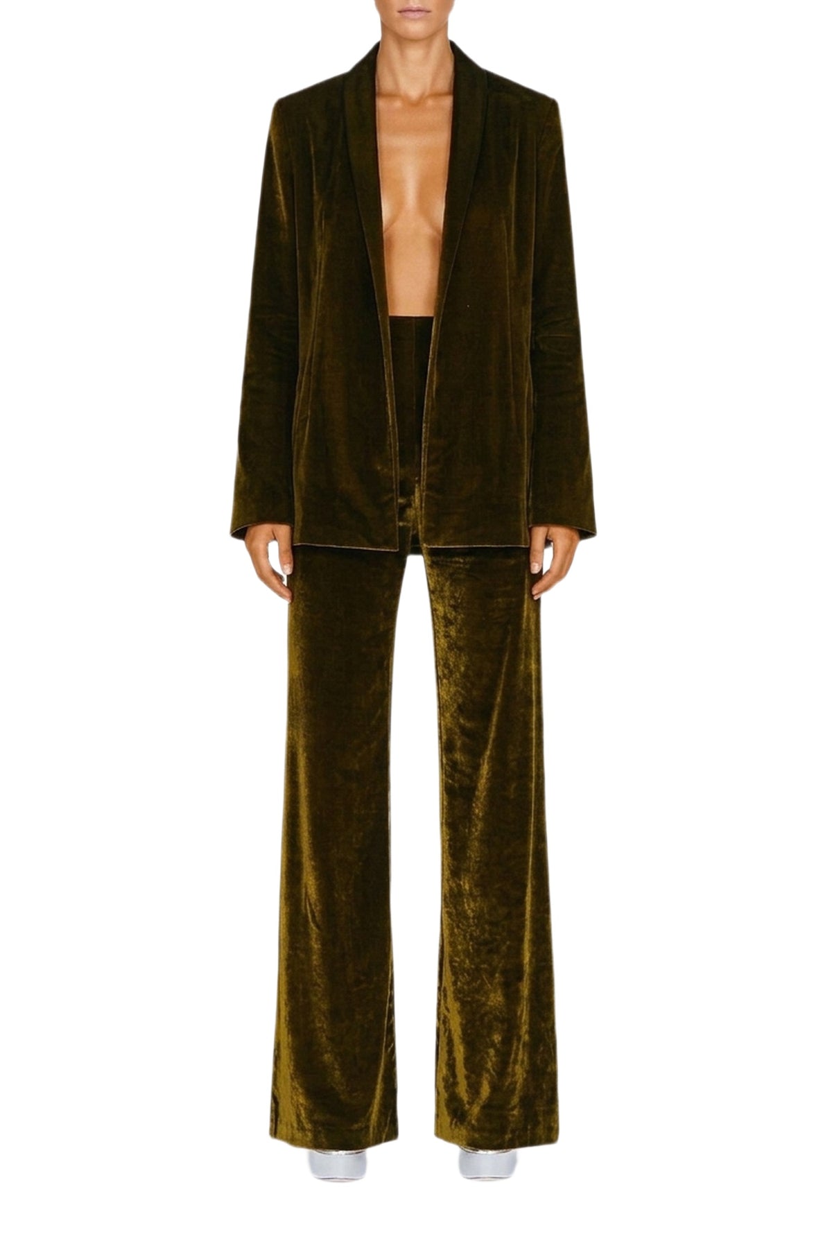 Velvet Julianne Blazer - Olive